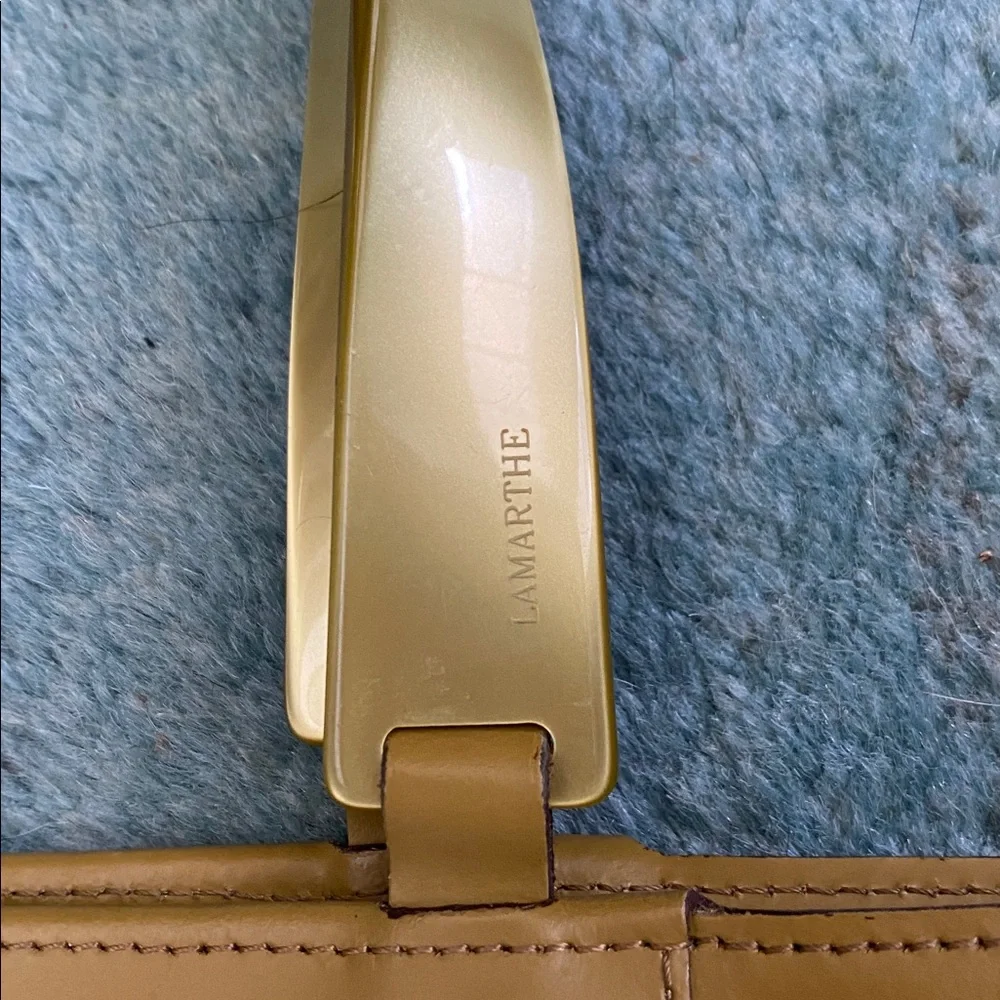 Lamarthe Mustard Leather Handbag